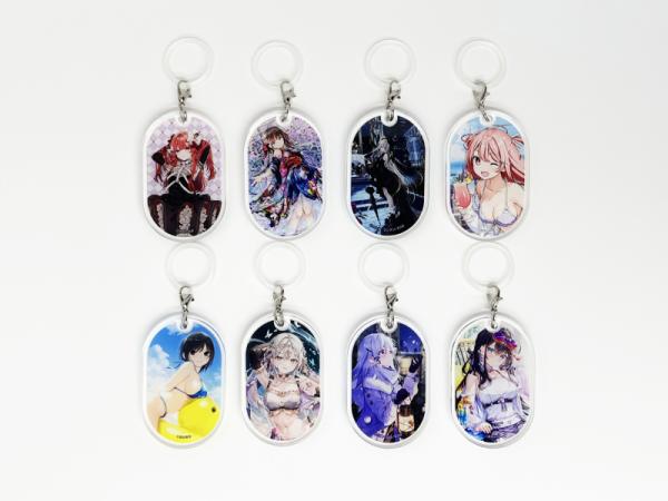 ≪予約≫【全8作家】トレーディングタグチャーム【軸中心祭2025冬】