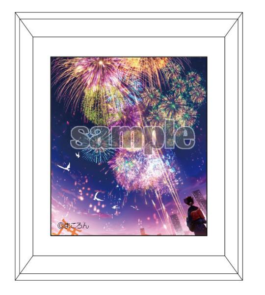 ≪予約≫【まころん】額入りマグネットセット・まころんセット