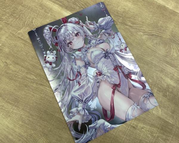 ≪予約≫【ももこ】メタリッククリアファイル・SNOW RABBIT