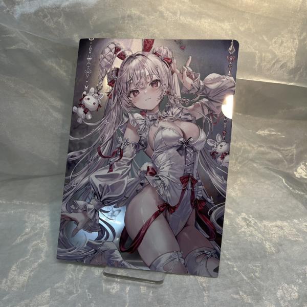 ≪予約≫【ももこ】メタリッククリアファイル・SNOW RABBIT