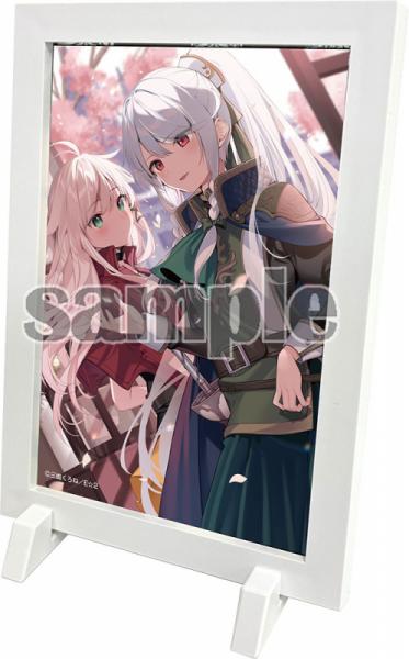 【三嶋くろね】アクリルフレームマグネット・見とれていたのは桜よりも【GW新作】