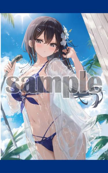 【ふーみ】WSB2タペストリー・真夏のシャワーと女の子【GW新作】