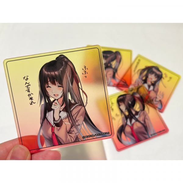 ★【ピロ水】トレーディングアクリルコースター・黒姫結灯セット