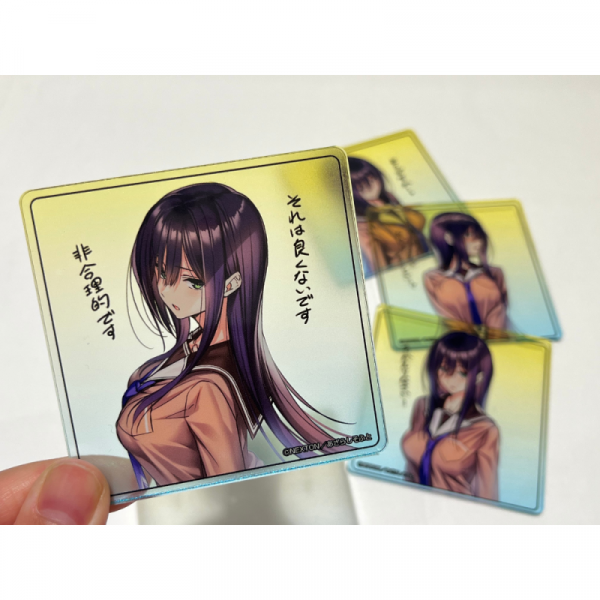 ★【ピロ水】トレーディングアクリルコースター・氷見山玲セット