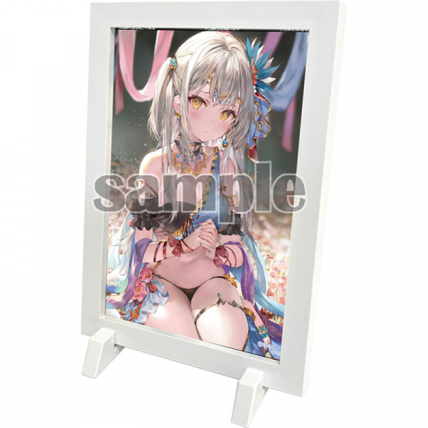 【ももこ】アクリルフレームマグネット・祈る少女