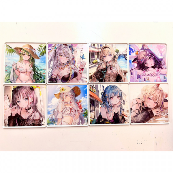 ももこ】トレーディングアクリルコースター | アールジュネス・軸中心