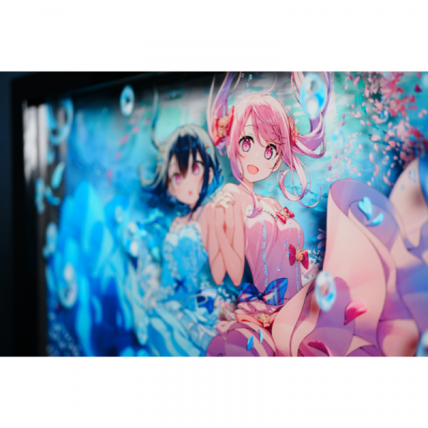 ≪予約≫直筆サイン入り立体多層アクリルアート・WHITE