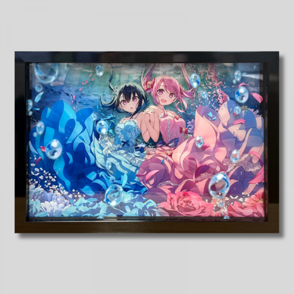 ≪予約≫直筆サイン入り立体多層アクリルアート・BLACK