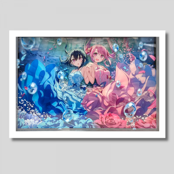 ≪予約≫直筆サイン入り立体多層アクリルアート・WHITE