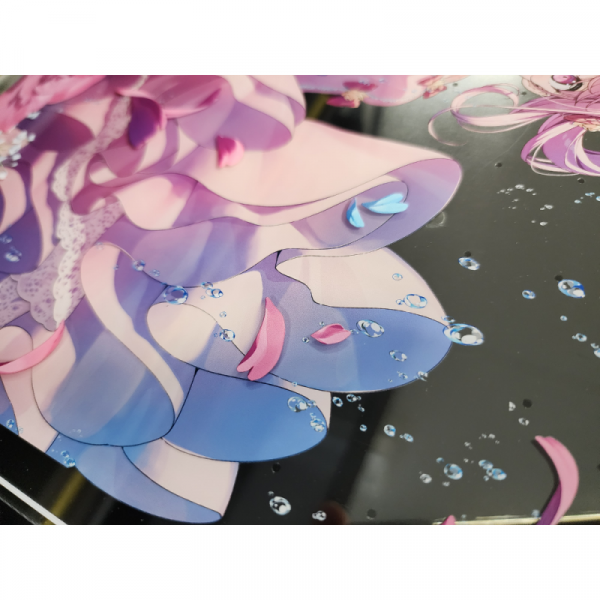 ≪予約≫直筆サイン入り立体多層アクリルアート・WHITE