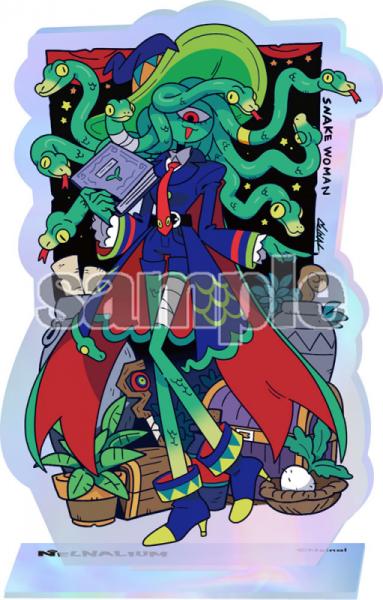 ≪予約≫【Nelnal】ミニオーロラアクリルスタンド・SnakeWoman