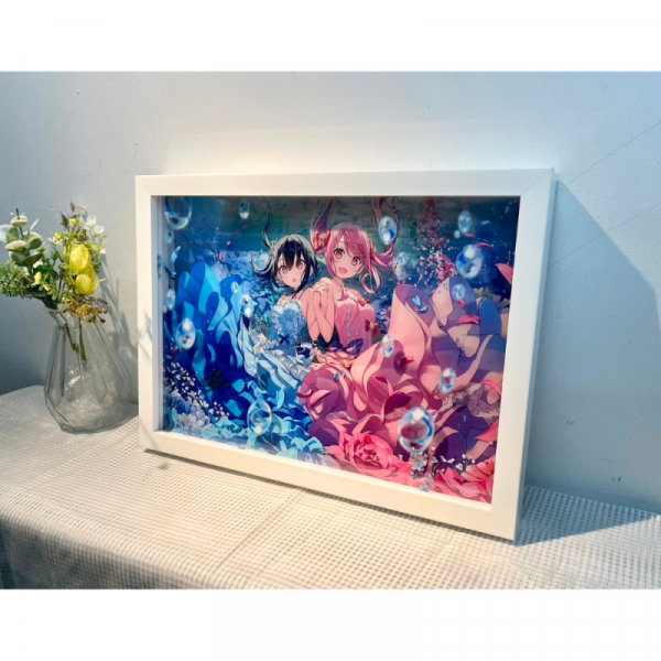 ≪予約≫【カントク】直筆サイン入り立体多層アクリルアート・WHITE