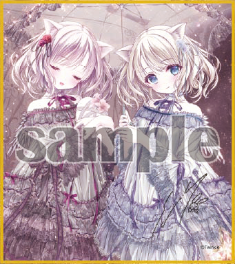 【全8種】トレーディングミニ色紙・コンプリートセット【神絵祭-翔-】