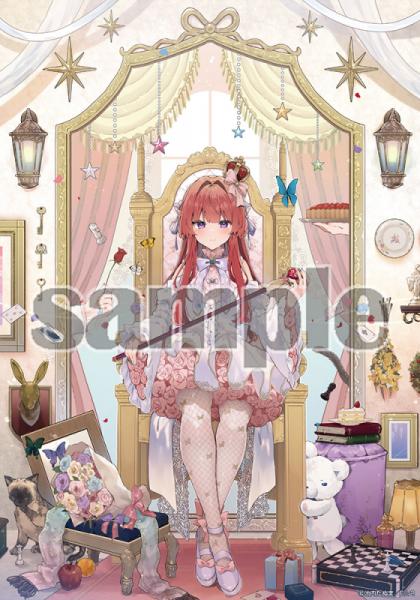 【池内たぬま】A5アクリルパネル・White Queen【軸中心祭2026夏】