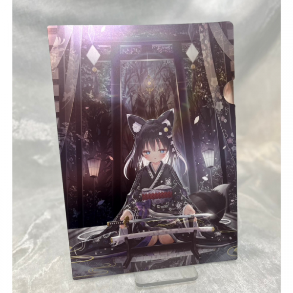 ≪予約≫【夜ノみつき】メタリッククリアファイル・黒儀【9月新作】