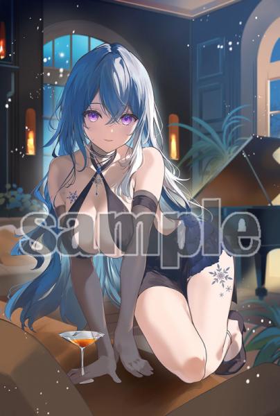 【Secret Cute/necomi】直筆サイン入りB5アクリルパネル・真冬の誘い