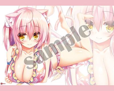 【Syroh】B2タペストリー・見つめるにゃんこ