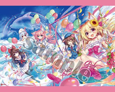 【アカバネ】B2タペストリー・RAINBOW GIRL