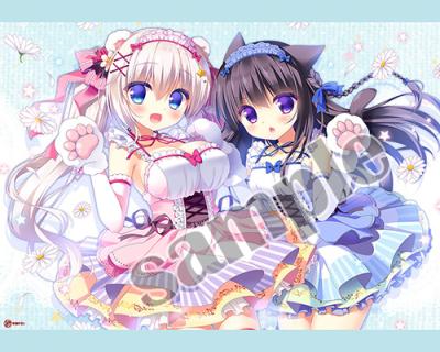 【笹井さじ】B2タペストリー・もふもふがおー!