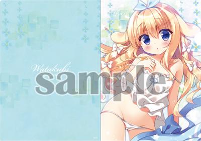 【笹井さじ】クリアファイル・ぬぎぬぎモカちゃん