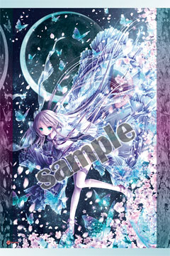 てぃんくる雪月華舞〜憐〜11/60 版画ミクスドメディア