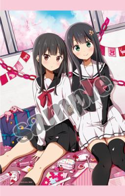 【らぐほのえりか】B2タペストリー・花よりノコ♪?千条姉妹とお花見?