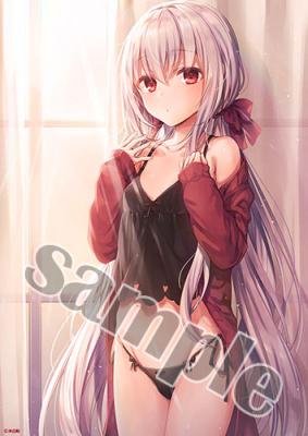 SALE【米白粕】クリアポスター・肌寒い朝