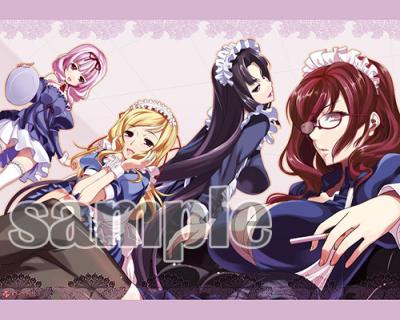 【日陰影次/ネクストン】B2タペストリー・戦国メイドCafe