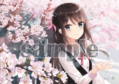 【ふーみ】A5アクリルパネル・桜の季節