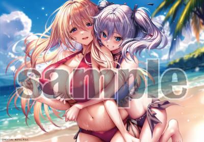 【ピロ水】A5アクリルパネル・アマカノ2+マスターアップ