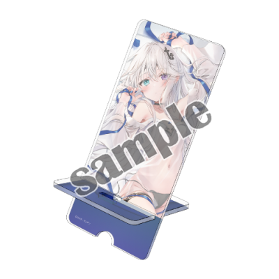 ≪予約≫【カカオ・ランタン】アクリルスマホスタンド・寝転びゴーストちゃん【軸中心祭2025冬】