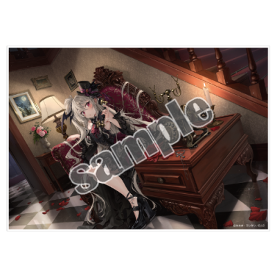 ≪予約≫【カカオ・ランタン】A5アクリルパネル・テレフォンチェアとスカルムちゃん【軸中心祭2025冬】