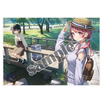 ≪予約≫【カントク】A5アクリルパネル・光の通り路-姉妹日和-【軸中心祭2025冬】