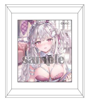 ≪予約≫【ももこ】額入りマグネットセット・メイドバニーセット