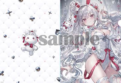 ≪予約≫【ももこ】メタリッククリアファイル・SNOW RABBIT