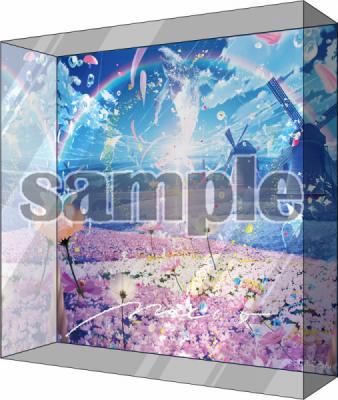 【まころん】アクリルブロック・光舞うコスモスの丘【GW新作】