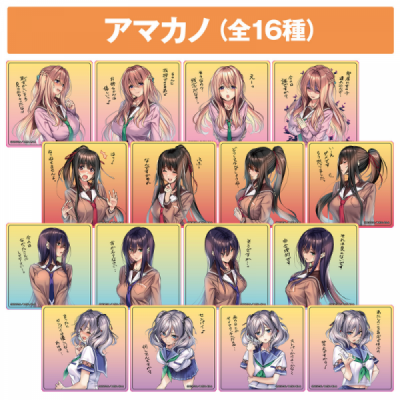 ★【ピロ水】トレーディングアクリルコースター