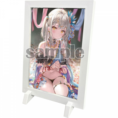 【ももこ】アクリルフレームマグネット・祈る少女