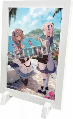 【池内たぬま】アクリルフレームマグネット・Coastal Stroll【軸中心祭2026夏】