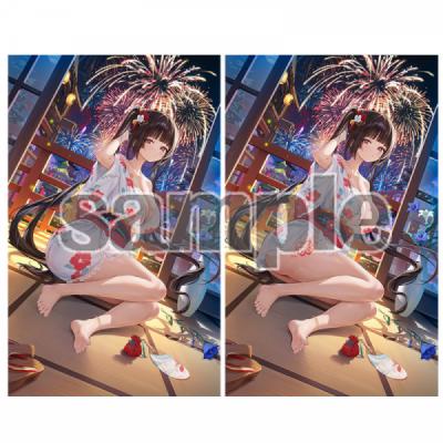≪予約≫【Secret Cute/ほうき星】クリアファイル・花火下の桔梗
