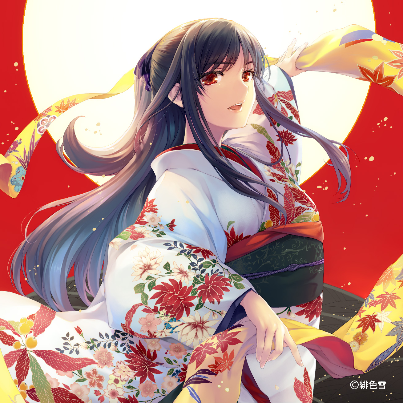 緋色雪 アールジュネス 軸中心派 E 2 えつ